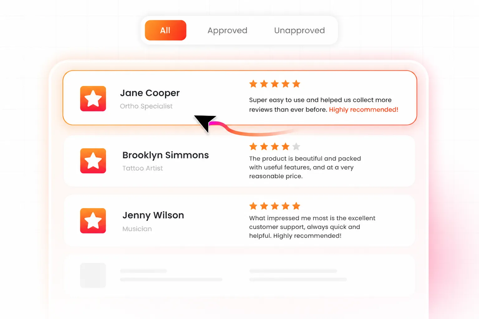 All testimonials in one place